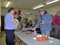 Customer's checking out Vendor's Tables