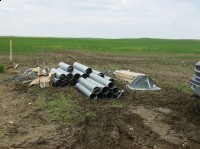 Getting ready to set up Wind Tower