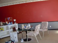 New paint on the walls