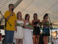 Announcing winner of the Princess Contest