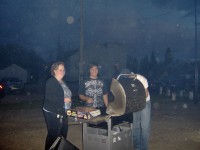 Studens Cooking Burgers